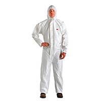 3M 4510 COVERALL CHEMICAL PROTECTION MEDIUM WHITE