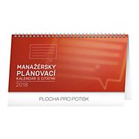 Stolový kalendár Manažérsky s citátmi SK 2018, 25 x 12,5 cm