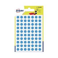 Avery Dot Labels 8mm Blue Pack of 490