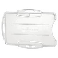 Durable Dual Security Pass Holder - 54 x 85mm - Transparent, Pack of 10