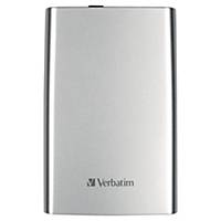 Ekstern harddisk Verbatim 2.5 , USB 3.0, 2 TB, sølv