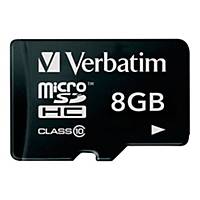 Verbatim Micro SDHC-Card 44012, Class 10, 8 GB
