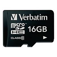 Verbatim micro SDHC geheugenkaart, 16 GB