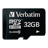 Verbatim micro SDHC geheugenkaart, 32 GB