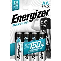 Energizer Batterie 638900, Mignon, LR06/AA, 1,5 Volt, ECO MAX PLUS, 4 Stück