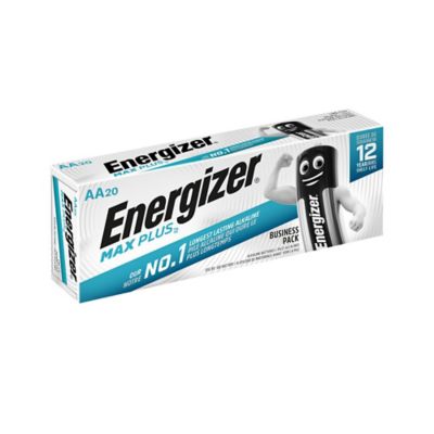 Pile alcaline Energizer Max Plus AA, les 20 piles