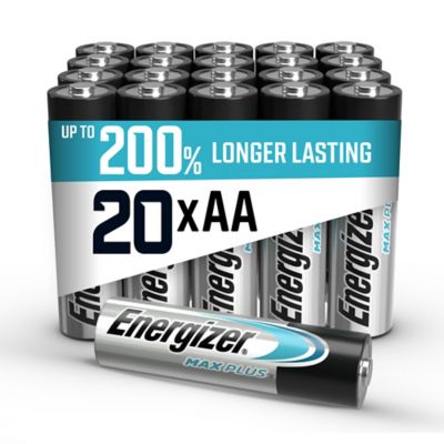 Energizer Alkaline Max Plus AA Batteries - 20 Pack