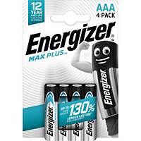 Energizer Batterie 638900, Micro, LR03/AAA, 1,5 Volt, ECO MAX PLUS, 4 Stück