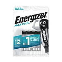 ENERGIZER ALKALINE MAX PLUS AAA BATTERY - PACK OF 4