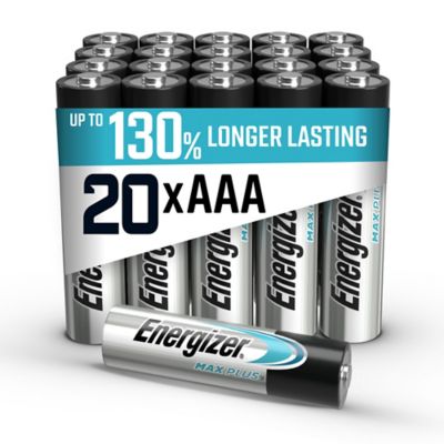 Energizer Alkaline Max Plus AAA Batteries - 20 Pack