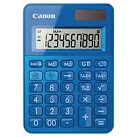 Canon LS-100K pocket calculator -10 numbers -blue