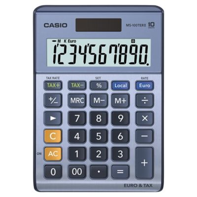CASIO MS-100TER II DESK 10-DIG CALCULATOR