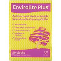 Yellow Envirolite Plus Cloth Large - Pack of 50