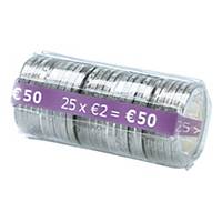 Safetool Münzrollen FA62263, 2 EURO, 100 Stück
