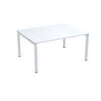 Paperflow Easydesk White Conference Table 1500mm X 1140mm