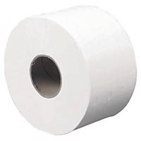 Toiletpapir Abena Jumborulle, 250 m, 1-lag, natur, pakke a 12