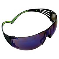 Sikkerhedsbriller 3M Securefit 400, spejlrefleks, blå