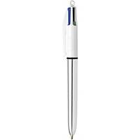 Bic 4 Colours Shine Retractable Ballpoint Pens Medium (1.0 mm)