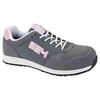 Chaussures de sécurité basses femmes S24 Wallaby S1P - gris/rose - pointure 38