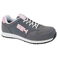Chaussures de sécurité basses femmes S24 Wallaby S1P - gris/rose - pointure 39