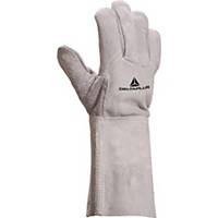 Delta Plus TC716 Welding Gloves, Size 11, Natural, 12 Pairs