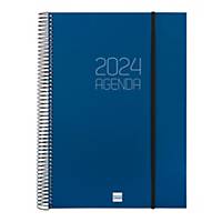 Agenda Finocam Opaque - día página - 210 x 297 mm - azul