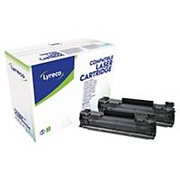 Lyreco toner compatible with HP CE285AD, black, package of 2 pcs