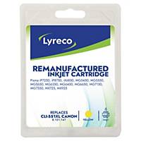 Lyreco remanufactured Canon inkt cartridge CLI-551XL, geel