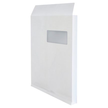 Enveloppe pochette A4 avec fenêtre papier blanc 229 x 324 mm
