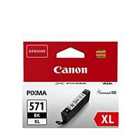 Ink cartridge, Canon CLI-571 XL-Pack, black, prints ca. 895 pages