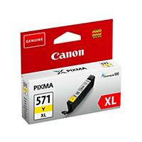 Ink cartridge, Canon CLI-571 XL-Pack, yellow, prints ca. 336 pages