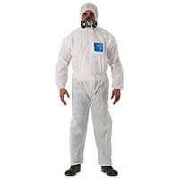 MICROGARD 1500 PLUS COVERALL CHEMICAL PROTECTION SMS EXTRA LARGE WHITE