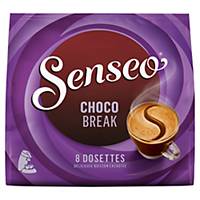 Chocolat chaud Senseo Chocobreak - paquet de 8 dosettes