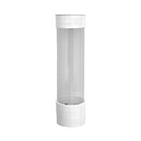 PLASTIC CUPS DISP FOR WATER BARREL WHITE