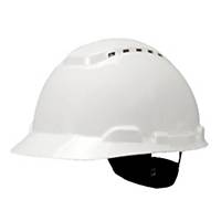 3M หมวกนิรภัยมีรูระบายอากาศ H-701V ปรับหมุน ขาว