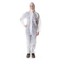3M 4500 COVERALL CHEMICAL PROTECTION MEDIUM WHITE