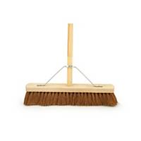 Broom Head 18 Inch Soft Coco With Stay & Handle