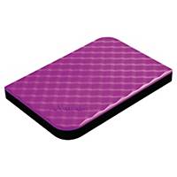 Verbatim 53212 2.5  Portable HDD Hard Disc Drive Purple
