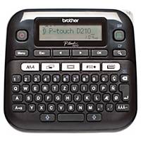 Beschriftungsgerät Brother P-touch D210VP, QWERTZ Tastatur, schwarz