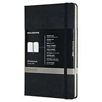 Carnet Moleskine Pro - 13 x 21 cm - couverture rigide - 240 pages - ligné