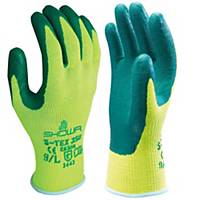 Cut resistant glove Showa S-Tex 350, type EN388 3X43D, size 9, yellow/green