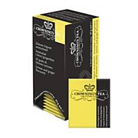 Sachets de thé citron/gingembre Crowning s, paq. 25 unités