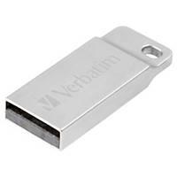 VERBATIM METAL EXE SILV USB 2.0 64GB