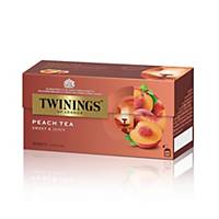 TWININGS Peach Tea Bags - Box of 25