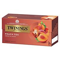 TWININGS Tea Bags Peach Box of 25 Sachets