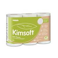 KIMSOFT TOILET PAPER ROLLS 17.6 METRES - PACK OF 6