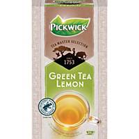 Pickwick Tea Master Selection groene thee met citroen, doos van 25 theezakjes