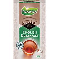 Pickwick Tea Master Selection thé English Breakfast, boîte de 25 sachets de thé