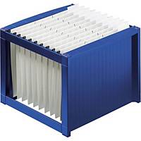 Helit Hängeregistraturgestell H61100-34, für 40 Mappen, 36 x 38 x 26 cm, blau