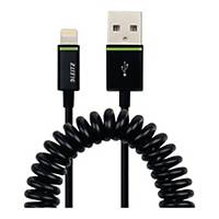 Kabel USB-A - Lightning M-M LEITZ Complete, tylko ładowanie, 1 m, czarny